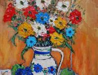 Nature morte fleurs et autres