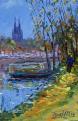 La Maine ( Angers  ) 33 cm x 22 cm