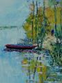 La loire en crue 61 x 46