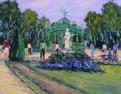 le kiosque du jardin du mail (angers) 65x50