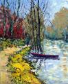 Promeneur aux Ponts de Cé 61 x 50.. Non dispo