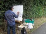 Concours de peinture en plein air a Coulon marais Poitevin ( Deux Sèvres )Juillet 2022