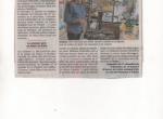 Article de presse Expo centre Artisanal d'art Trélazé Novembre 2015