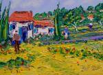 Paysage de Provence ( var ) 33 x 22  Non dispo