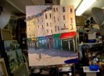 Tableau  a L'atelier ....Titre Honfleur