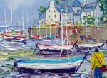 Le port du Pouldu  ( Clohars Carnoet  )  33 x 24.. Non dispo