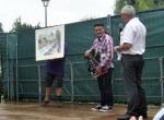 Deuxième prix d'aquarelle  au  festival  international de peinture a Magné  (Deux  Sèvres ). 23 juillet 2017