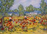 champ de coquelicots en anjou 81x65 non dispo