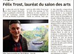 Article  la nouvelle république  Le salon des arts de Veigné  2024