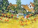 Asnières  sur Vègre ( Sarthe ) 55 x 46