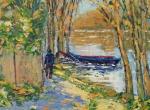 Promeneur a Bouchemaine 35 x 24