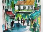 Noirmoutier   Aquarelle et Feutre  57 x 42 
