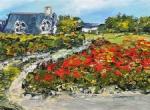 Coquelicots a  Sorges  ( Les Ponts de Cé ) 60 x 20.. Non dispo