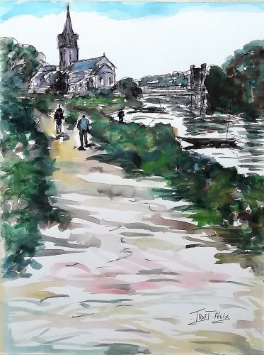 Chalonnes sur Loire 64  x 44 