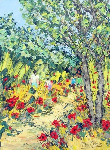 Coquelicots 46 x 33  Non Dispo