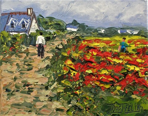 Coquelicots a Sorges 24 x 19 Non Dispo