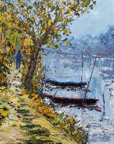 La Loire a Montsoreau 61 x 50