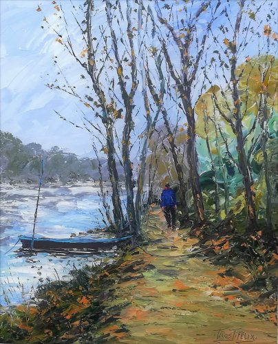 La Loire a Montsoreau 73 x 60