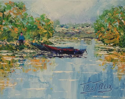 La Loire en Anjou  24 x 19