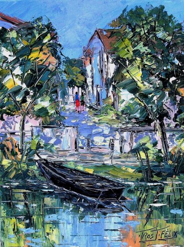 Magné Marais Poitevin  40 x 30  