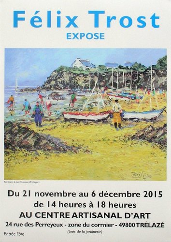 EXPO . du 21 Novembre au 6 Decembre 2015 de 14 H A 18 H entrée libre