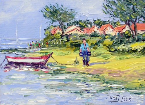 Plage de la Linière ( Noirmoutier ) 33 x 24