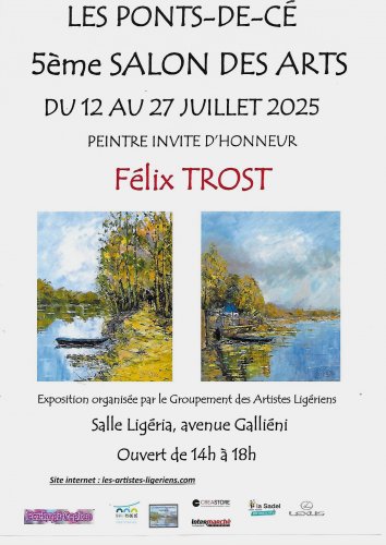 .5ème salon des Arts des Ponts-de-Cé  organisée par le Groupement des artistes ligériens