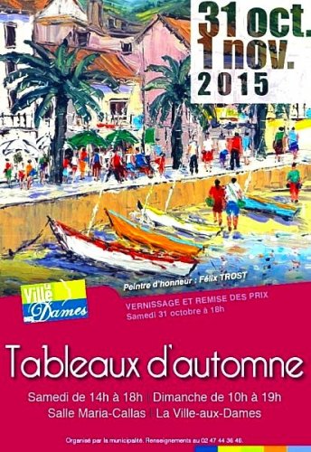 Salon D'automne 2015 , la ville aux Dames 37700 
