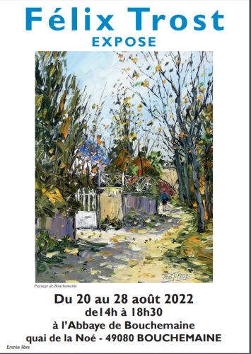 Affiche expo   a  Bouchemaine 2022