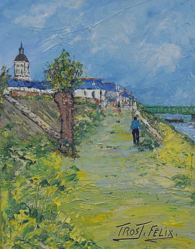 Saint Mathurin sur Loire 24 cm x 19 cm